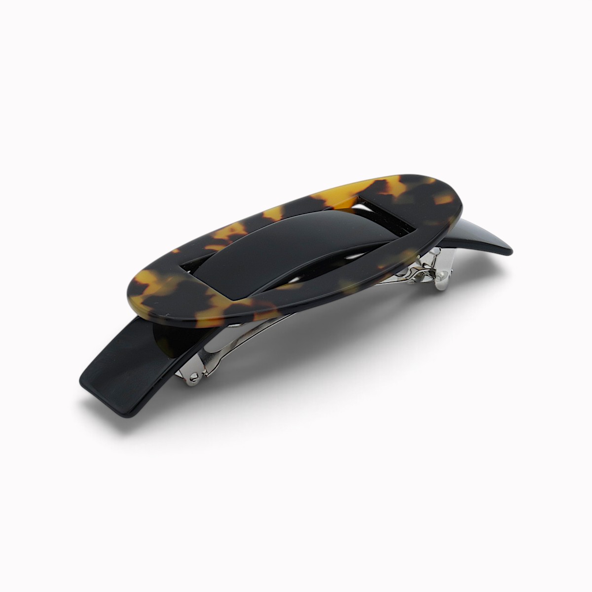 Barrette à cheveux Constance écaille foncée
