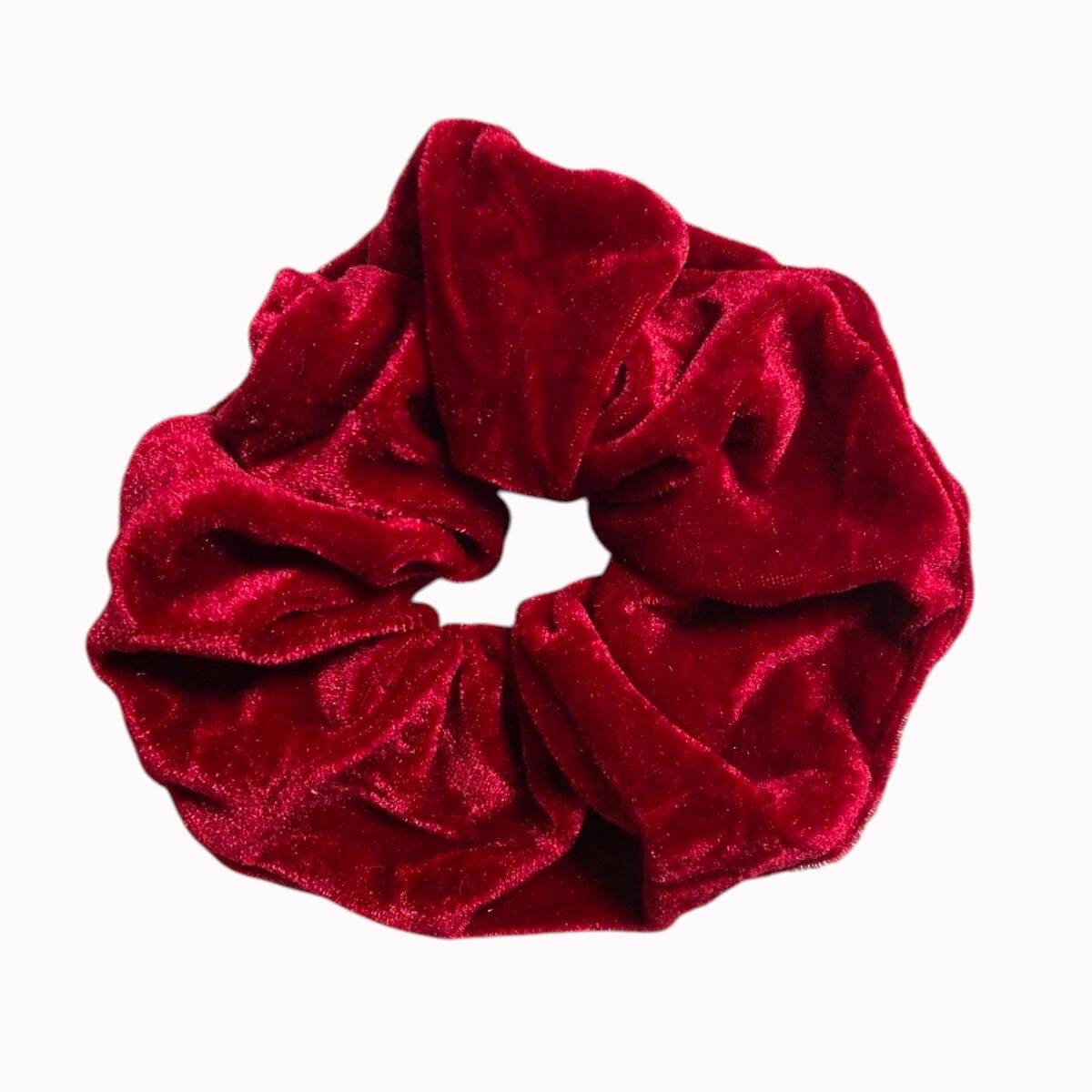 Chouchou cheveux rouge