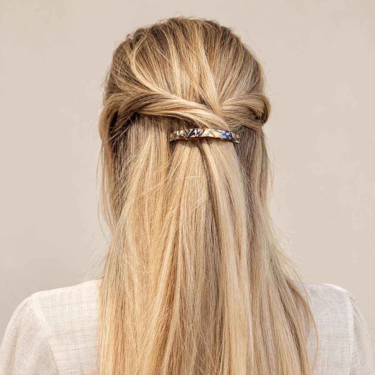 Barrette à cheveux Alice portée