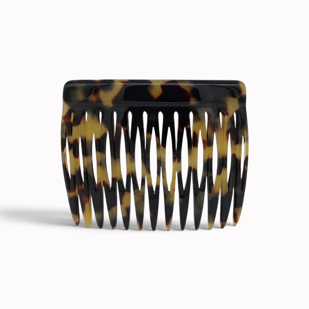 Peigne à cheveux 13 dents écaille foncée