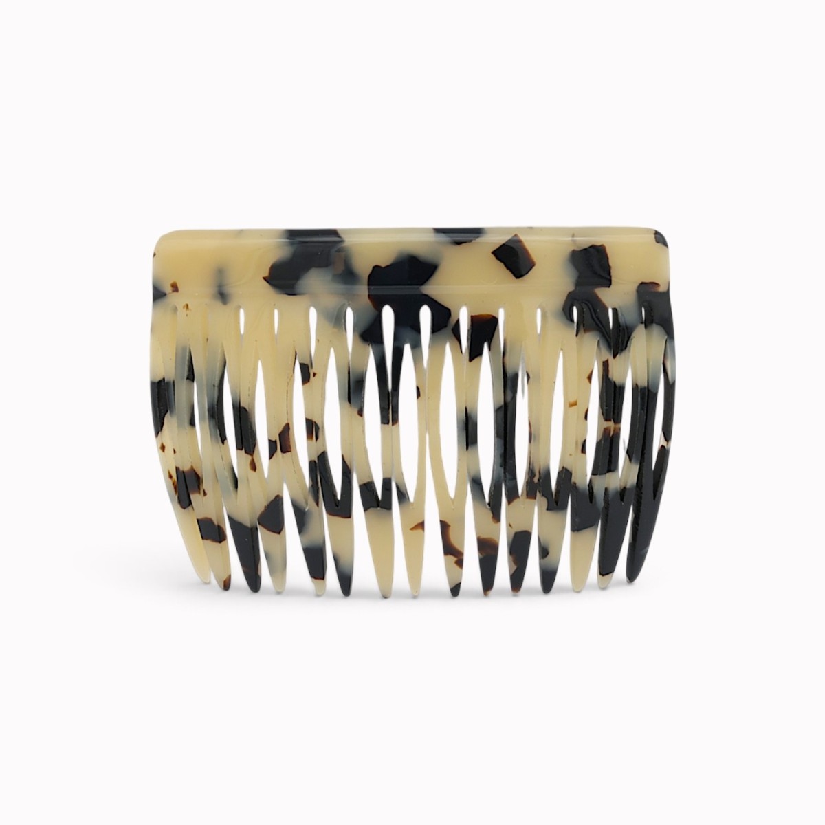 peigne-a-cheveux-15-dents-ecaille-claire