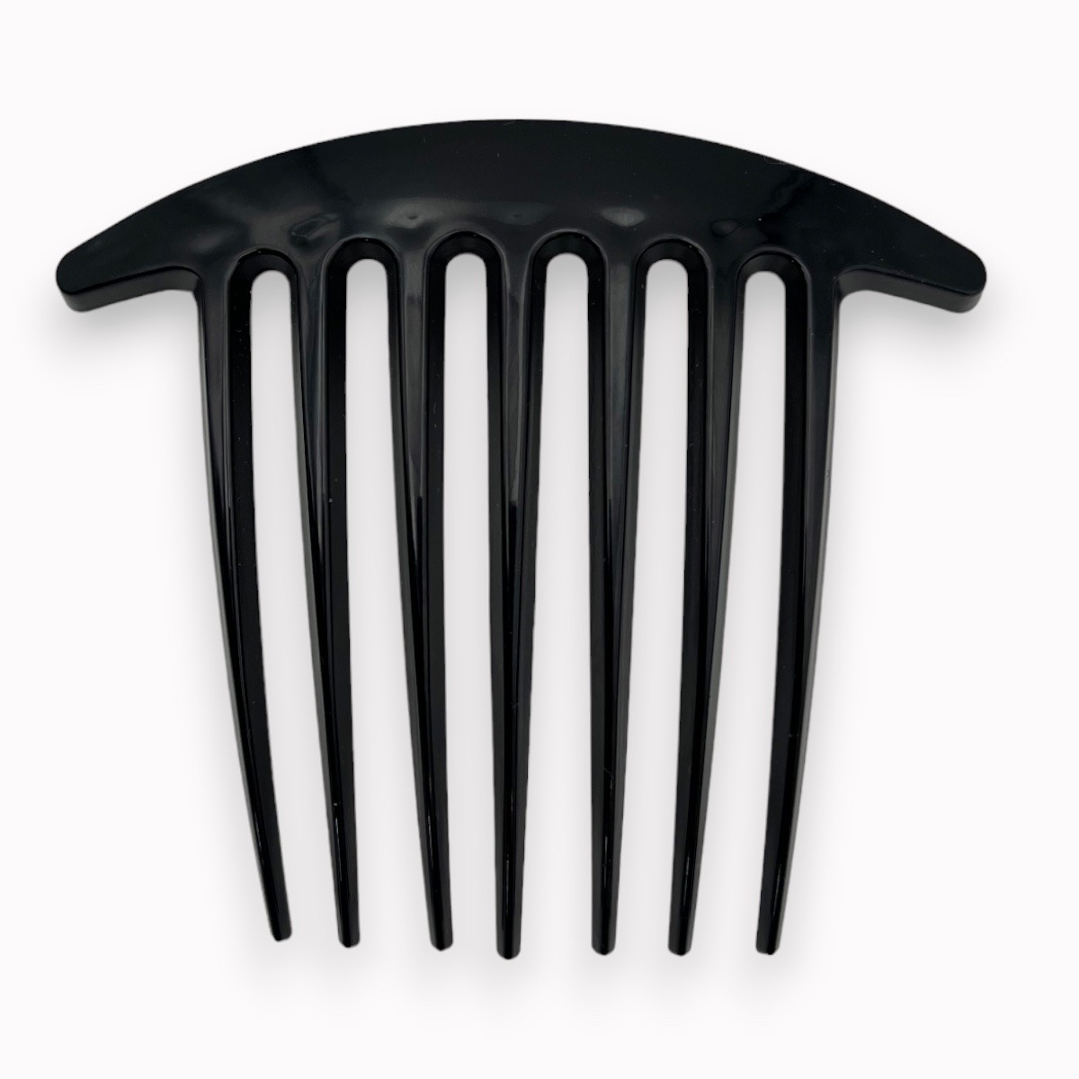 PEIGNE A CHEVEUX COIFFURE CHIGNON INJECTE NOIR