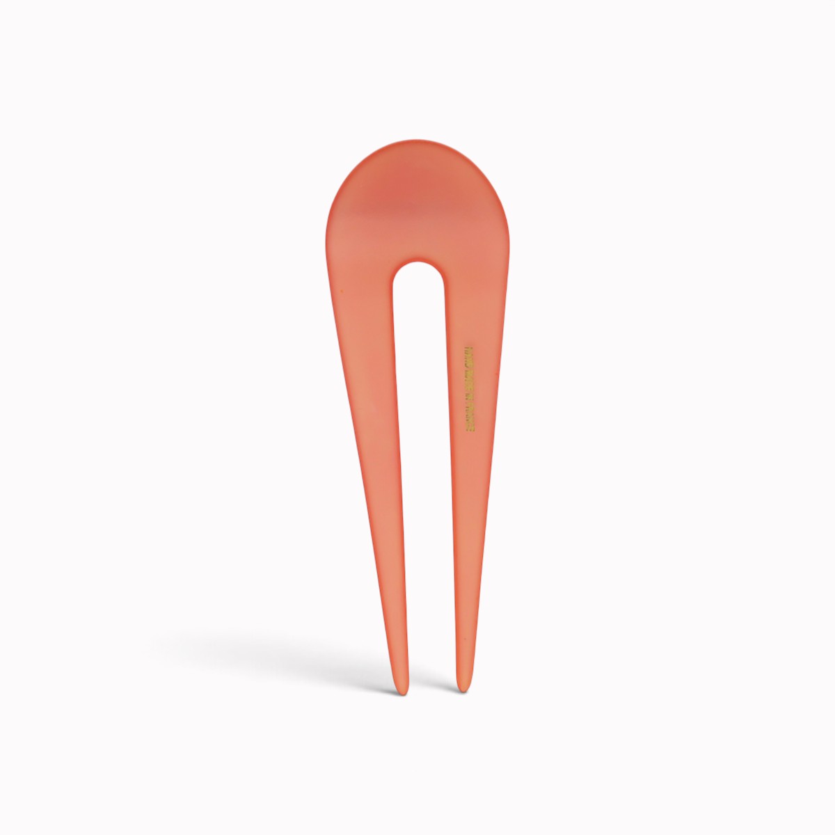 Épingle à chignon 9,5 cm rose pétale - verso