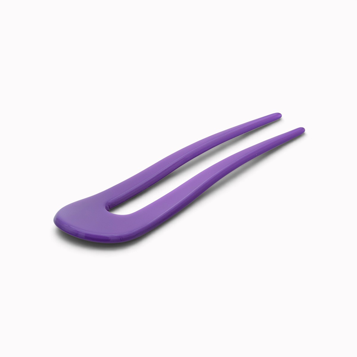 Épingle à chignon 9,5 cm violet - vue de côté