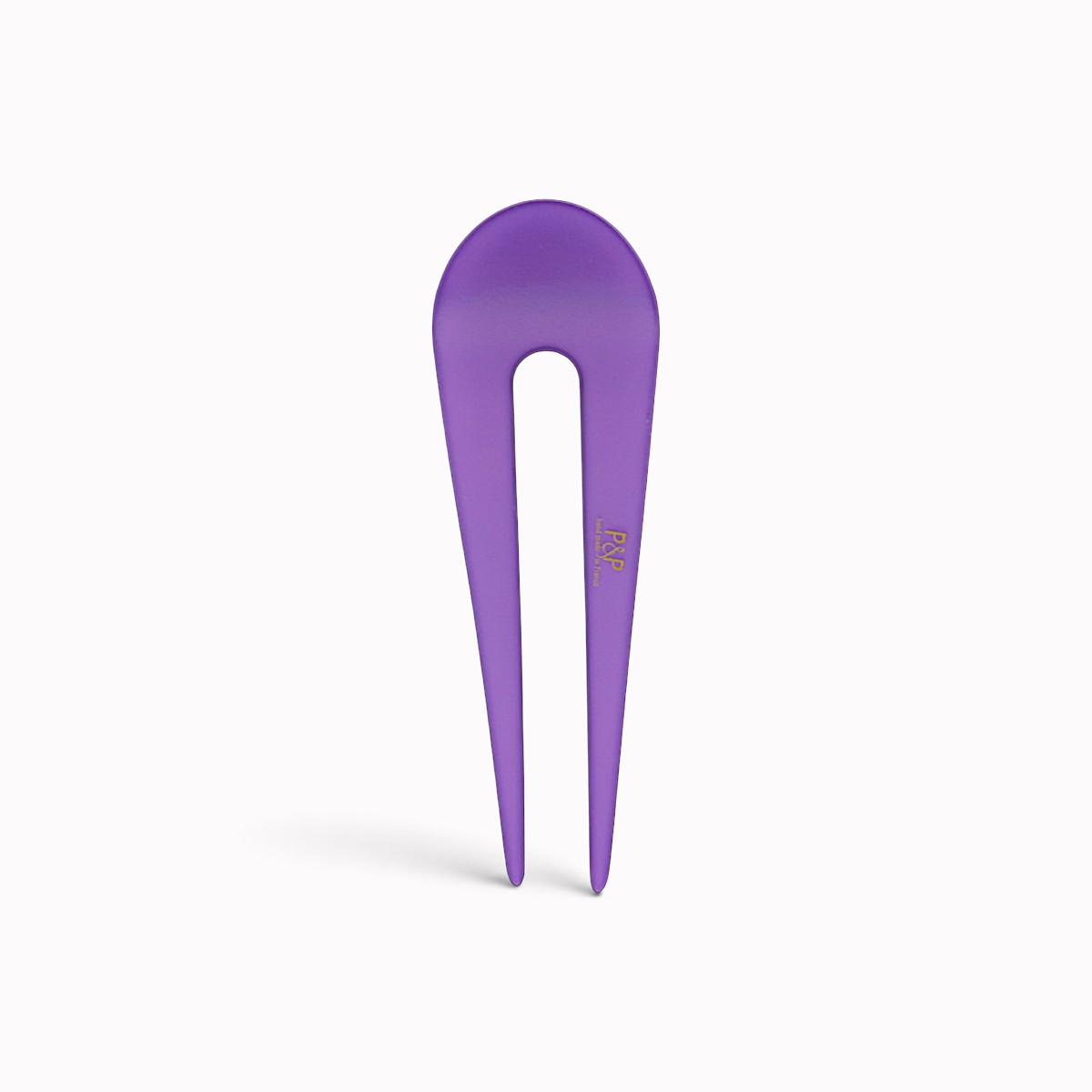 Épingle à chignon 9,5 cm violet - verso