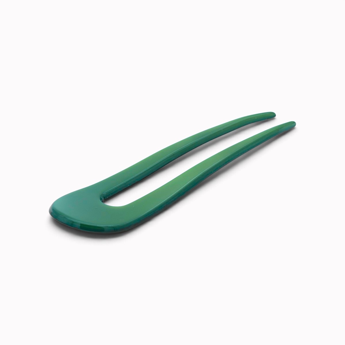 Épingle à chignon 9,5 cm vert - vue de côté
