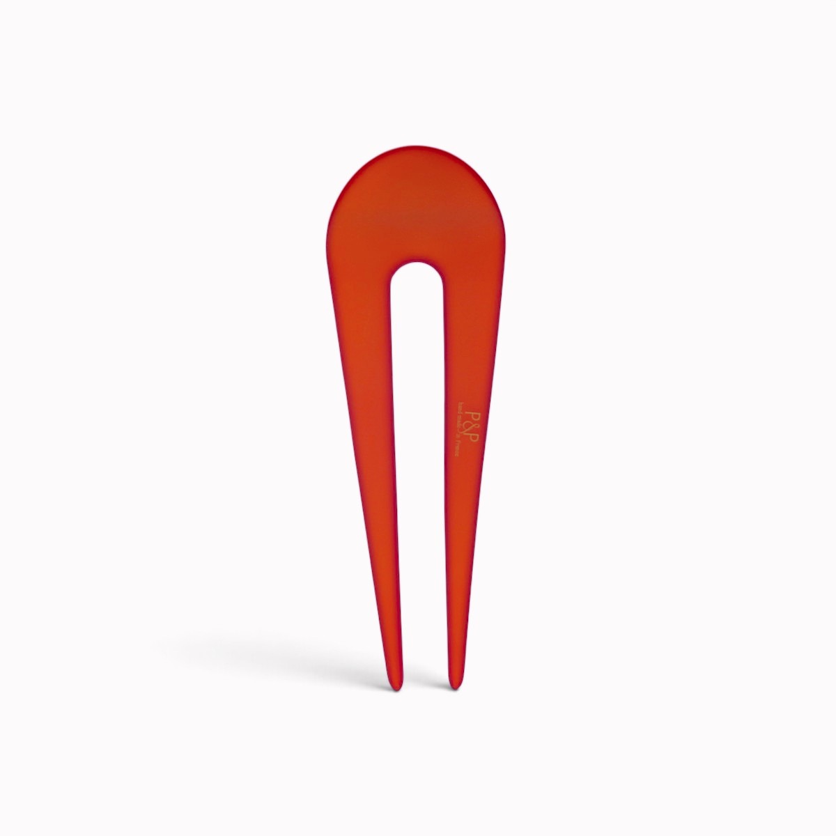 Épingle à chignon 9,5 cm rouge - verso