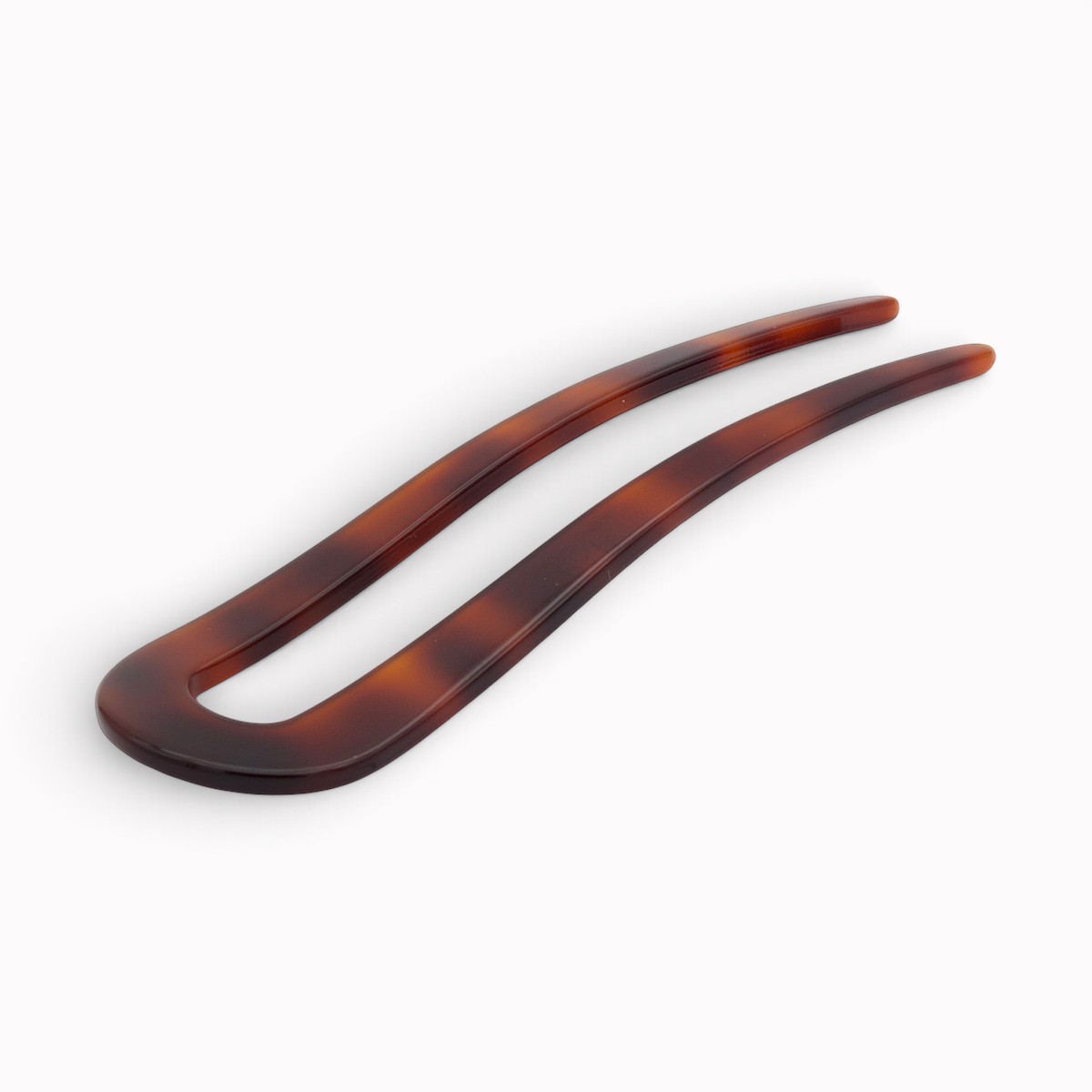 Épingle à chignon 10 cm vison - vue de côté