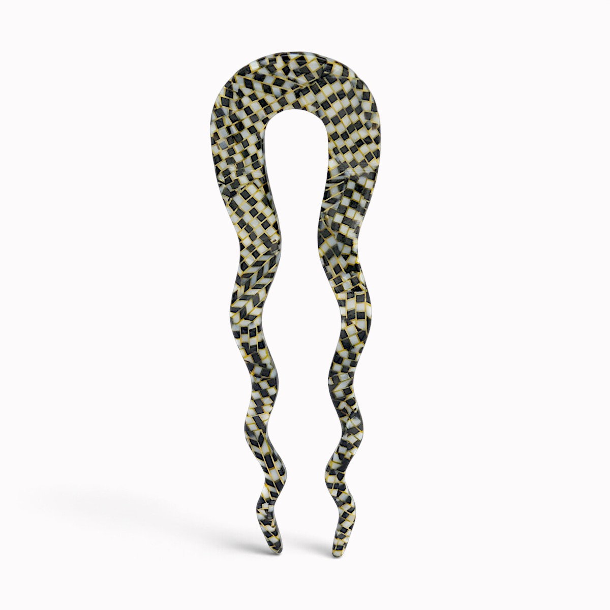 Épingle à chignon ondulée 10 cm opéra