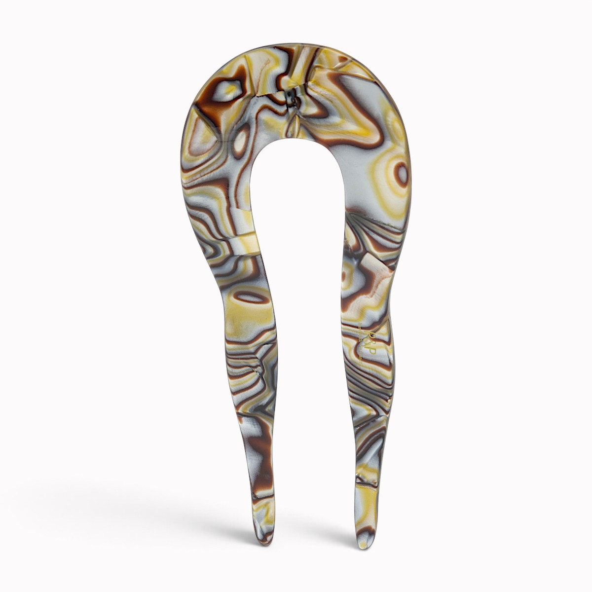 Épingle à cheveux 11 cm onyx - verso
