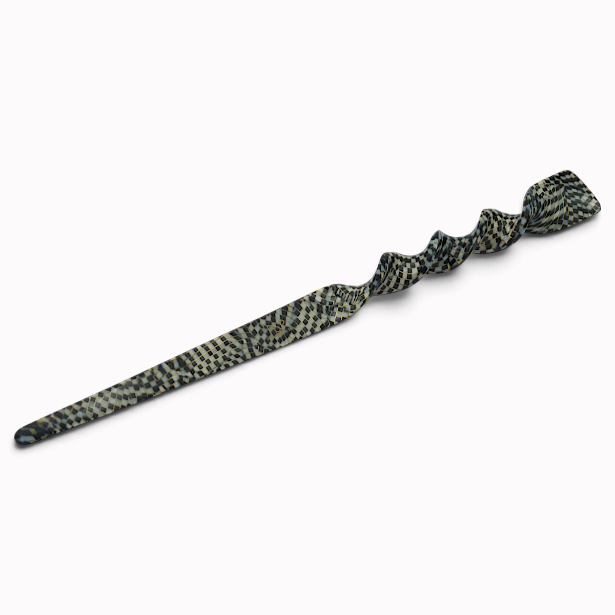 Pic à cheveux torsadé 19 cm opéra