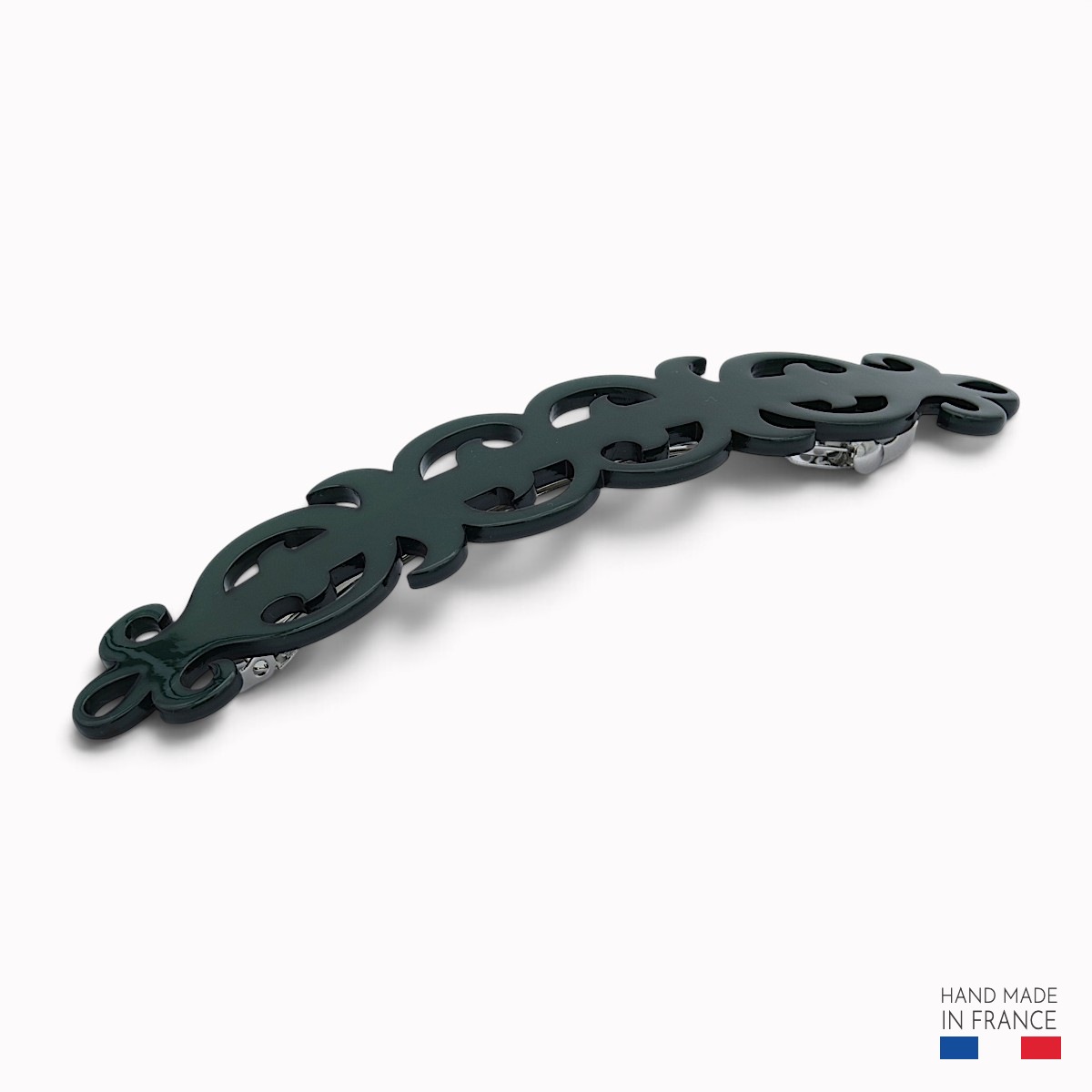 barrette-a-cheveux-julie-collection-opale-vert-sapin