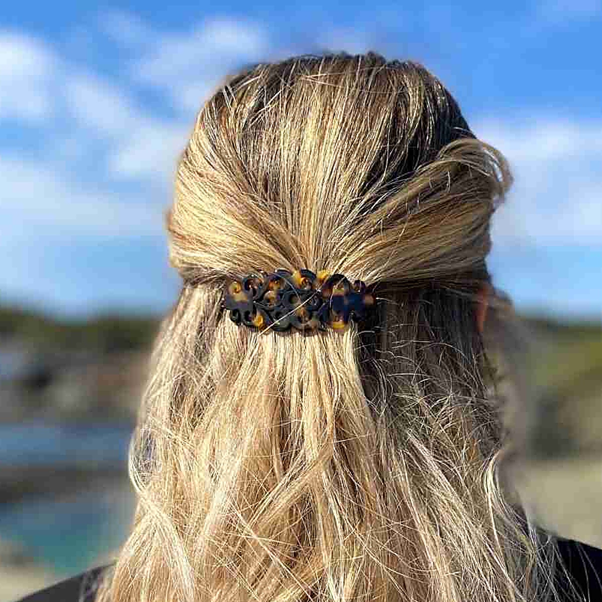 barrette-cheveux-charlotte-ecaille-fonce-portee