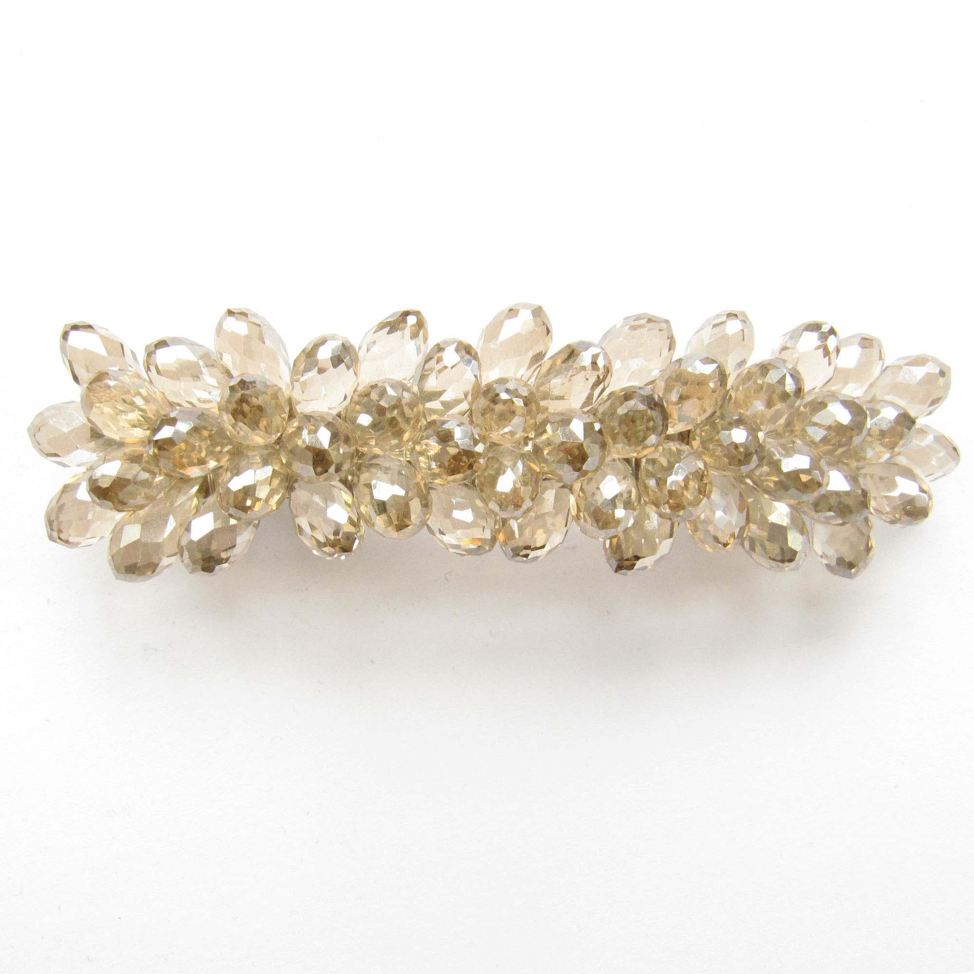 barrette cheveux - perles en cristal  (3)