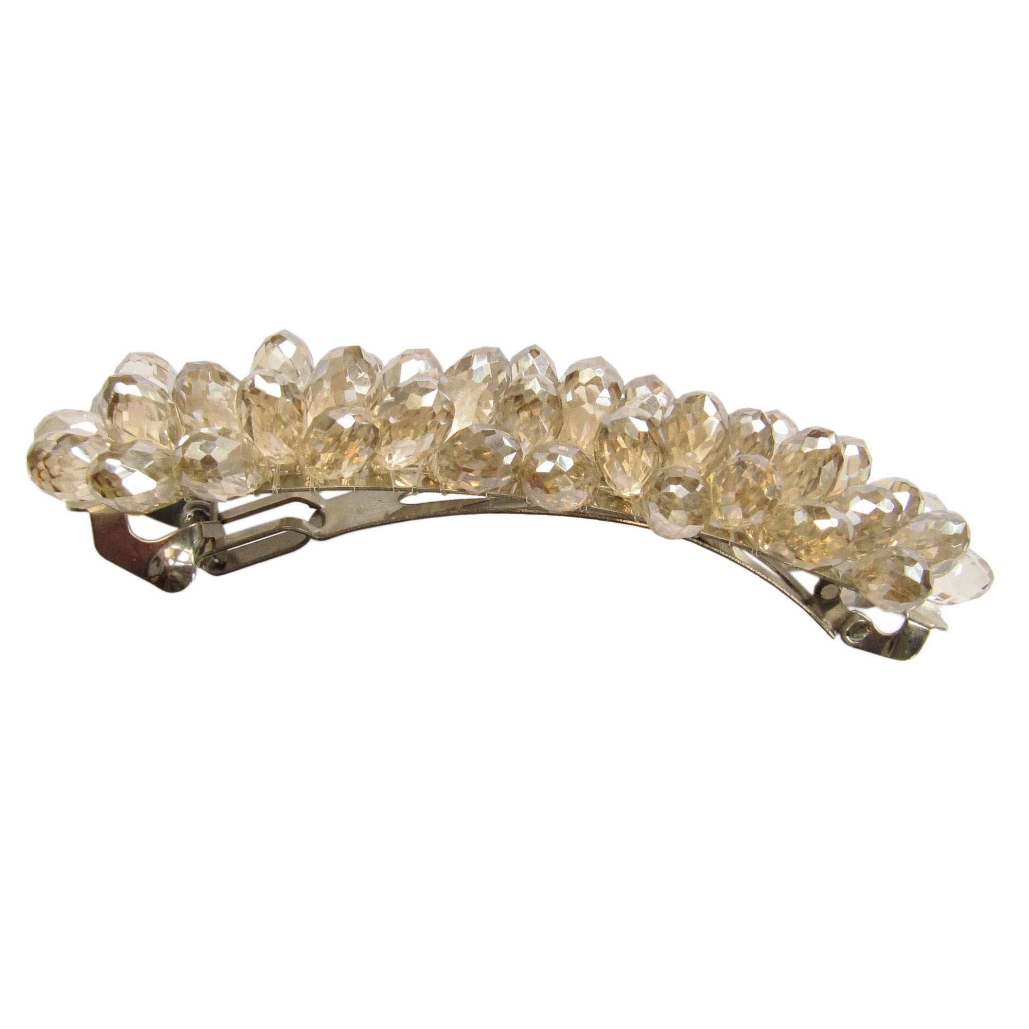 barrette cheveux - perles en cristal  (5)