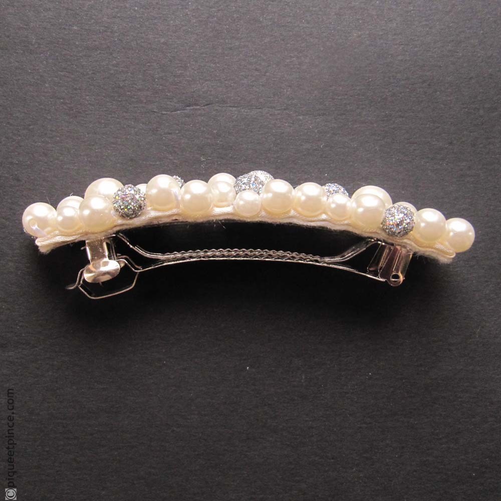 6 épingles à Cheveux En U Perles Blanches - Pour Mariage, Soirée - Accessoire Cheveux élégant - Taille Unique