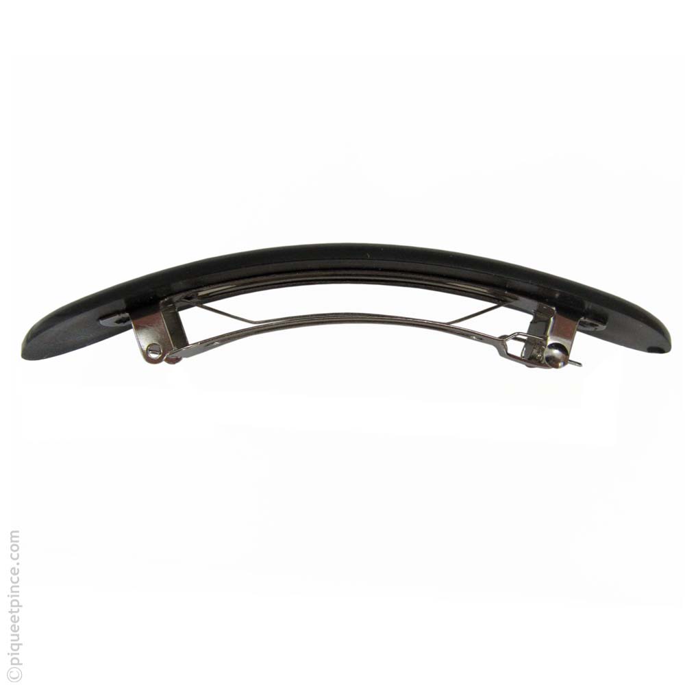 barrette pour cheveux arrondie noire