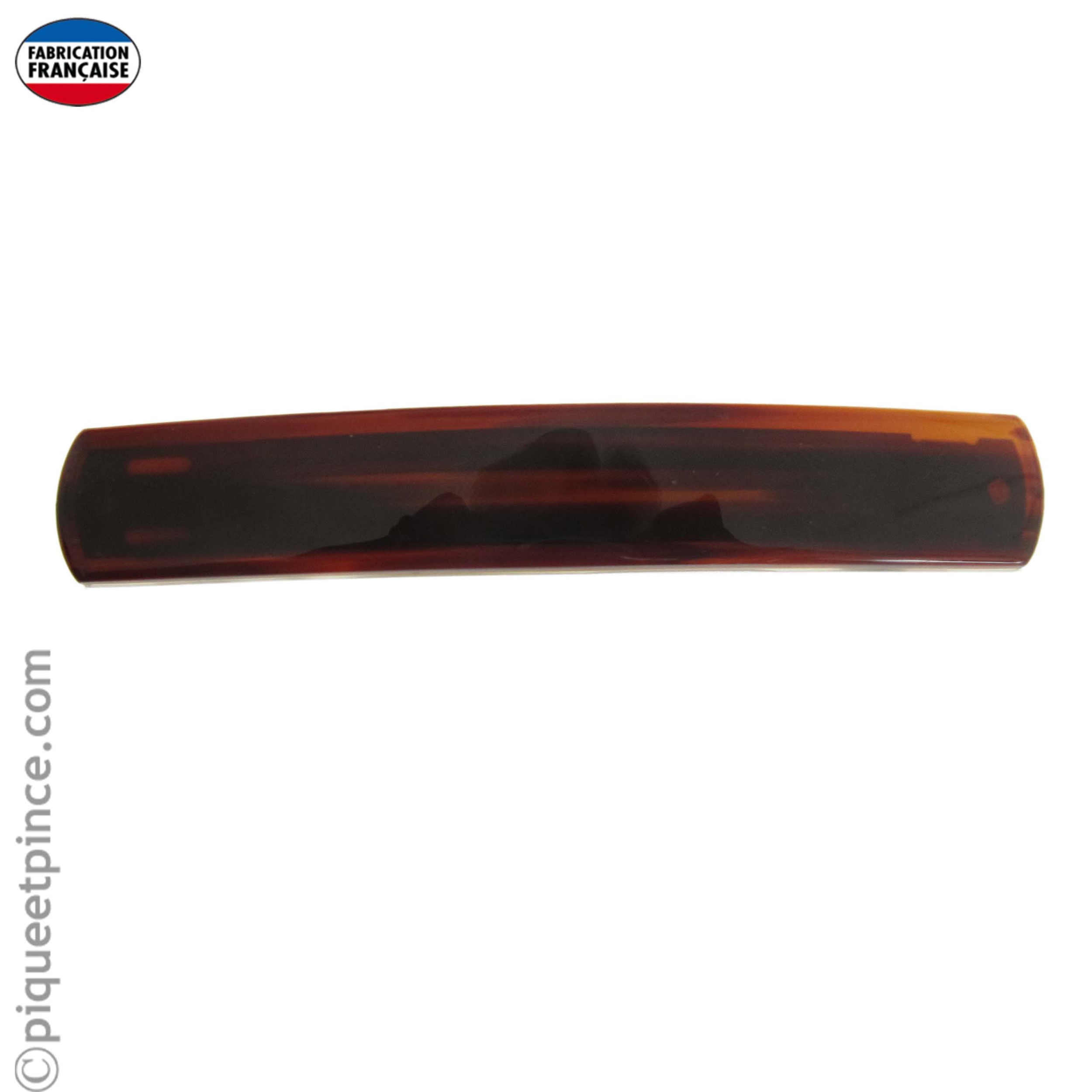 grande barrette cheveux écaille