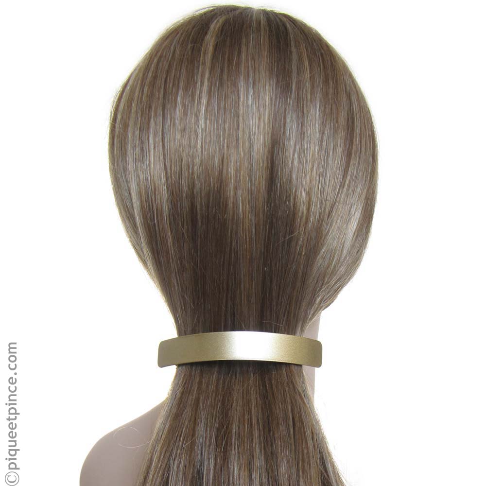 barrette cheveux métal doré