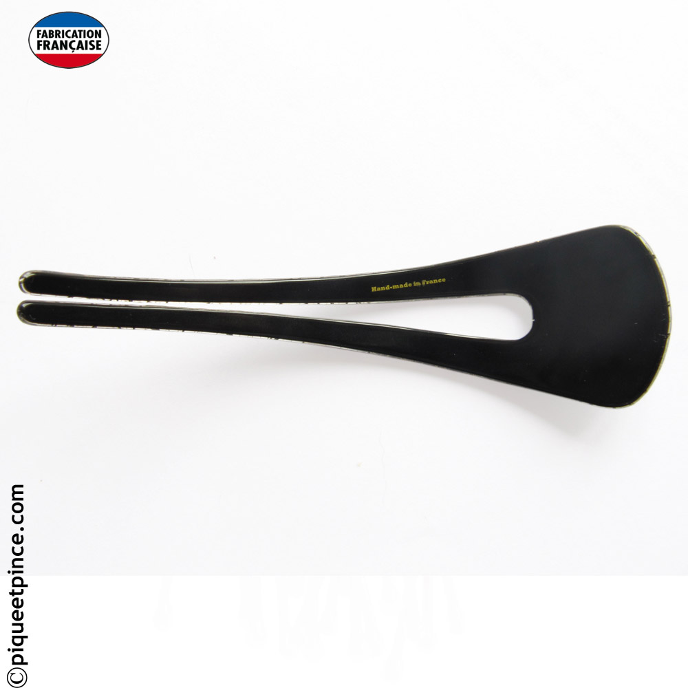 épingle chevex noire et or made in France