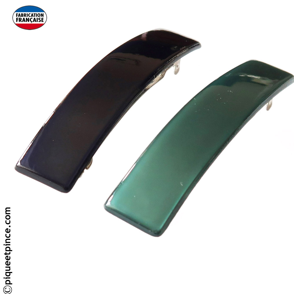 barrette couleur verte création Française