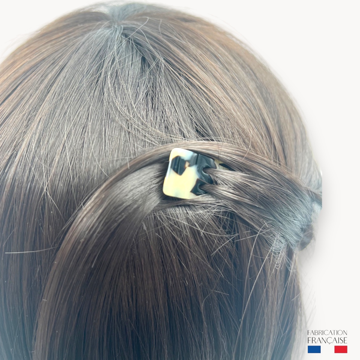 PEIGNE POUR COIFFURE CHIGNON ECAILLE CLAIRE