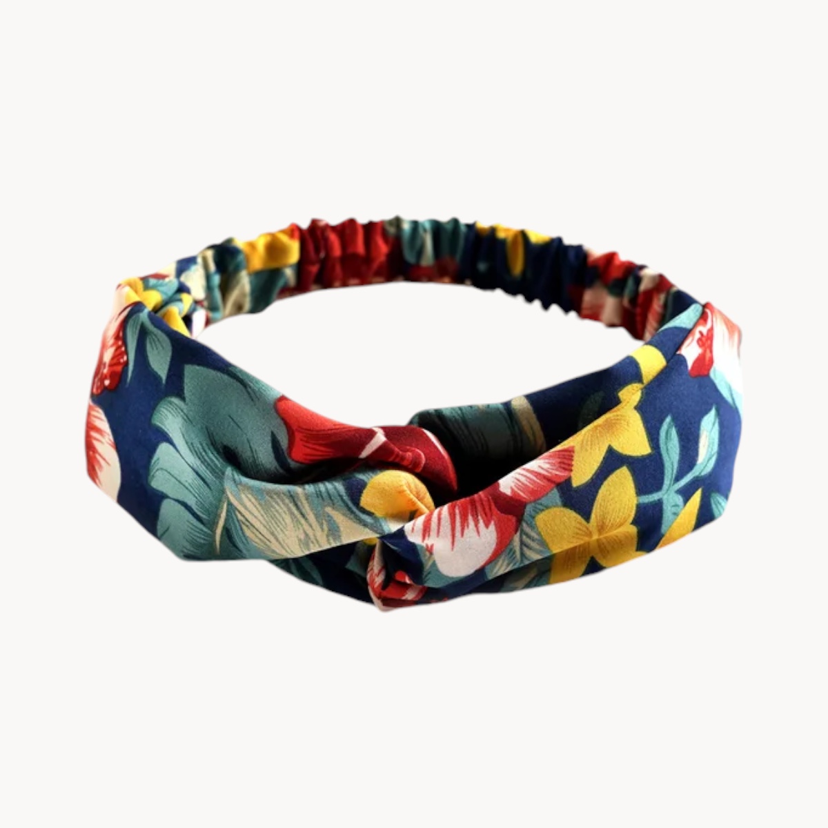 Bandeau pour cheveux - Motif floral coloré
