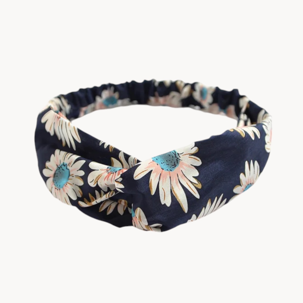 Bandeau pour cheveux - Motif marguerites