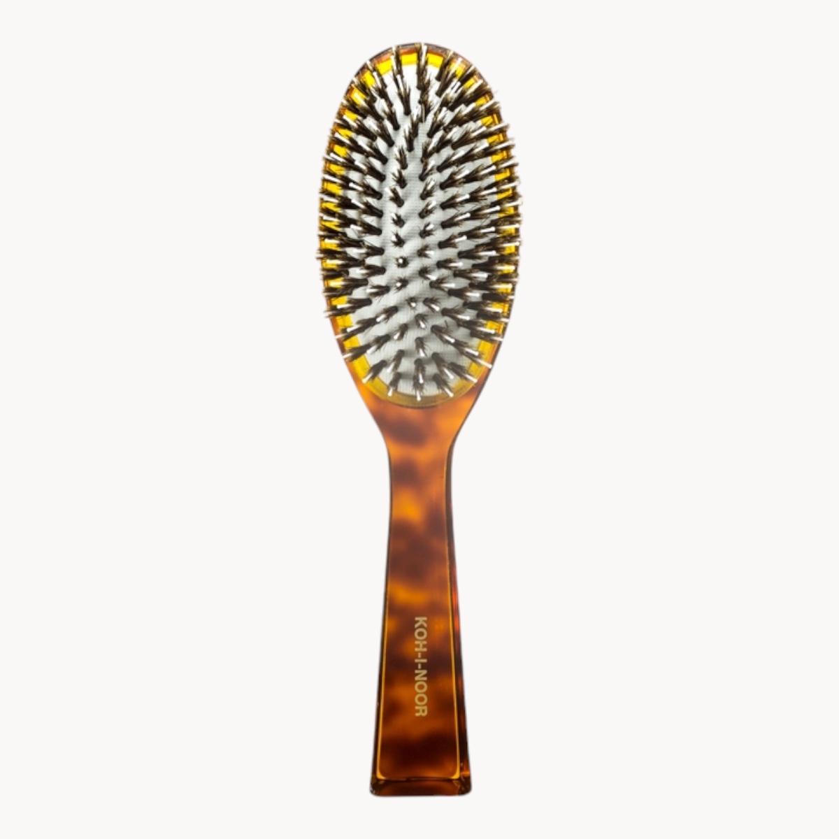 Brosse à Cheveux KOH-I-NOOR - Coussin Pneumatique Jaspe - Épingles Métal Doré