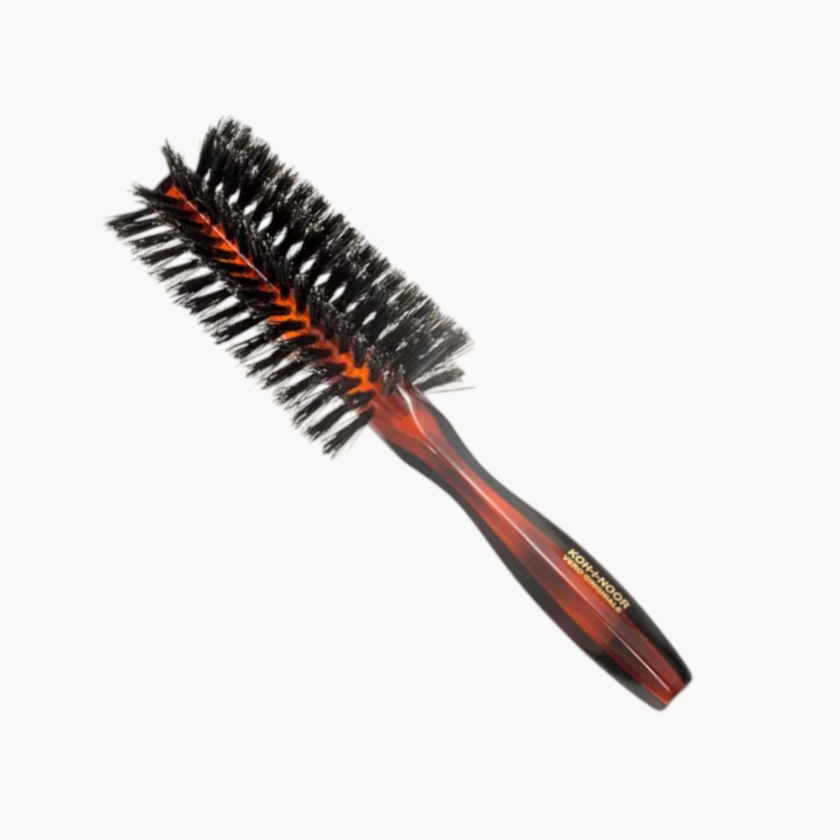 Brosse à Cheveux ronde Koh-I-Noor - Poils de sanglier - Collection Jaspe