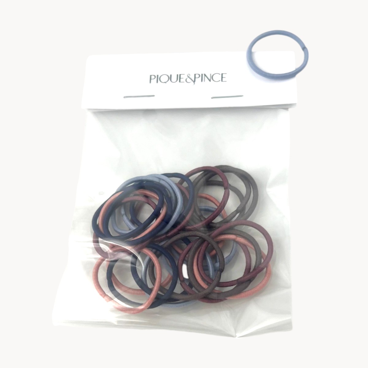 Élastiques à cheveux classiques colorés 2,5 cm (sachet de 25)