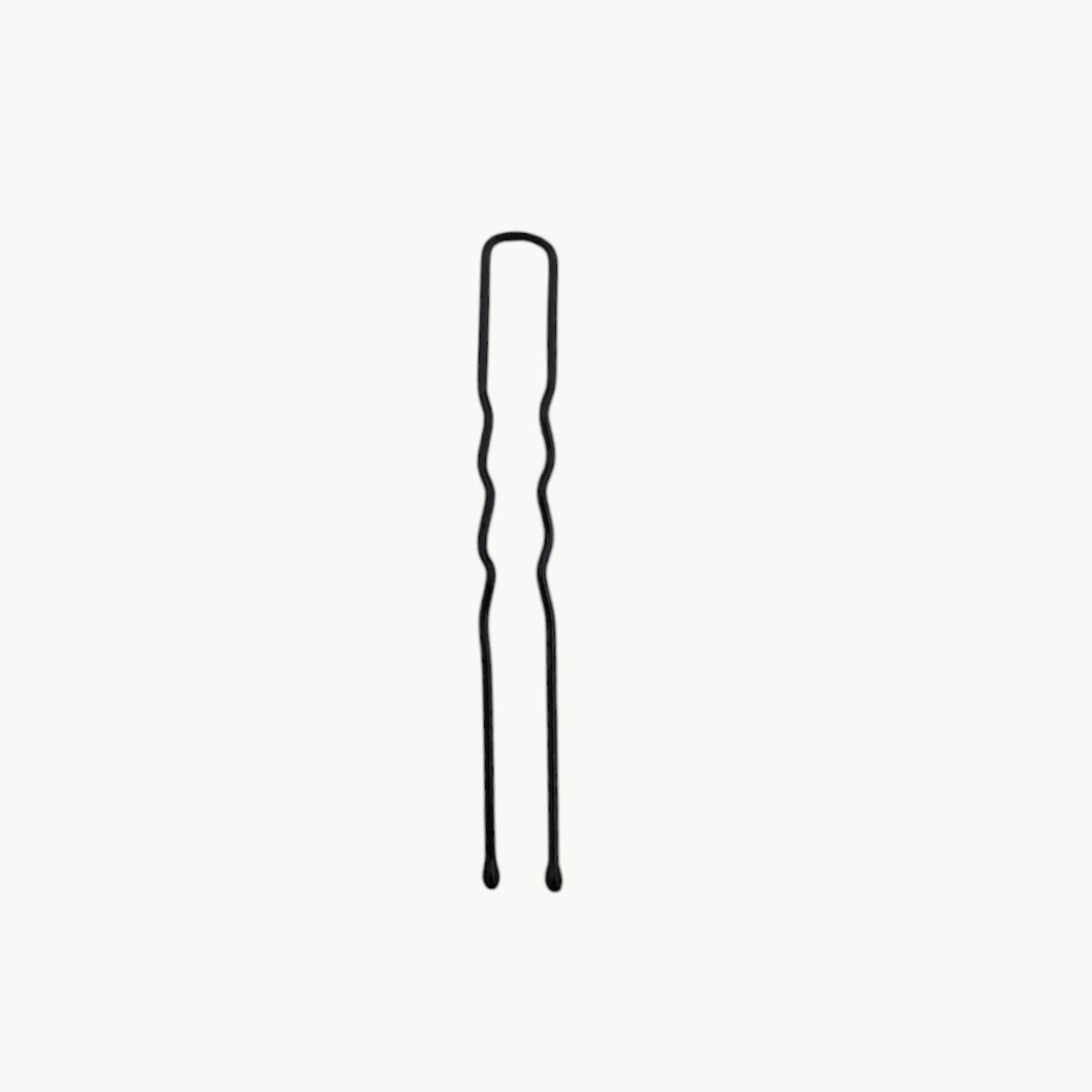 Épingles à cheveux classiques ondulées 5 cm - Noir