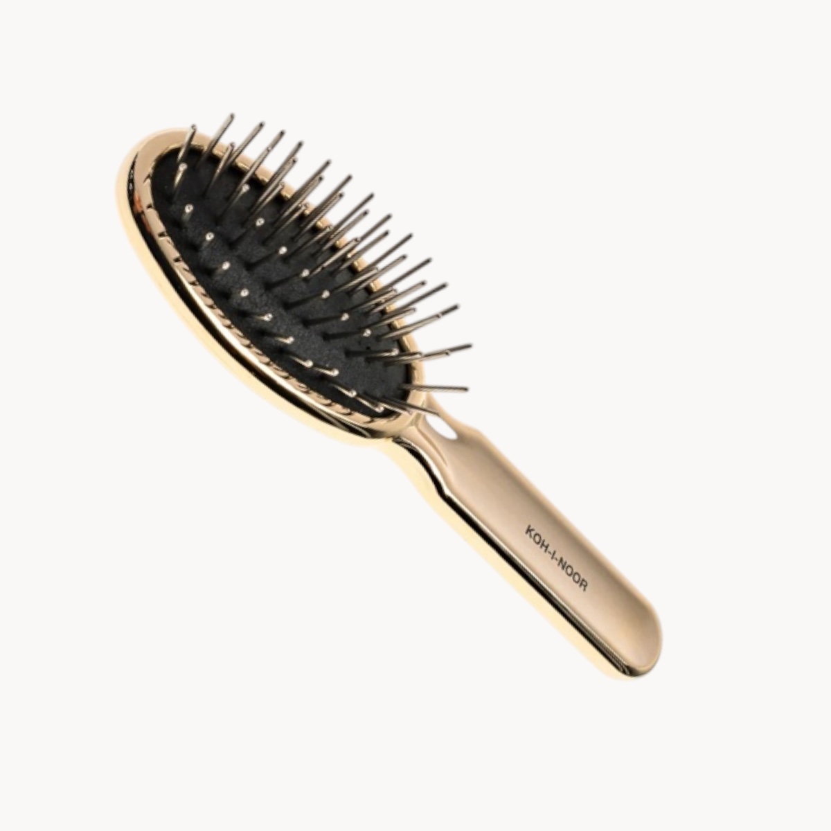 Brosse à Cheveux Métallique Pneumatique avec Pointes Chromées