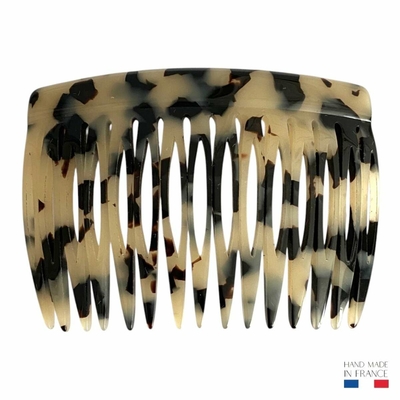 Peigne à cheveux écaille claire - 15 dents