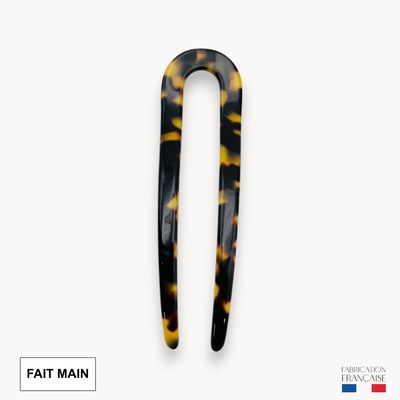 Epingle à chignon 11,5 cm - Écaille foncée
