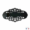 barrette à cheveux audrey rétro arabesques noir