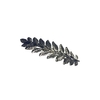 barrette à cheveux séverine grande feuille argenté-Photoroom