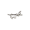 barrette à cheveux adèle branche argent-Photoroom
