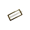 barrette à cheveux harmonie rectangle ajouré or-Photoroom
