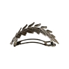 barrette à cheveux bombée roseline feuilles argenté-Photoroom