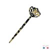 pic à cheveux motif floral écaille clair-Photoroom