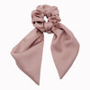 Chouchou cheveux satine rose