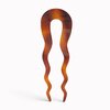 Épingle à chignon ondulée 10 cm vison