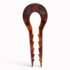 Grande épingle à cheveux crantée 13 cm vison