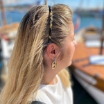serre tête cheveux 5 mm écaille clair 5