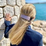 barrette cheveux hortance opale rose 5