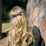 barrette cheveux carla noir nacré 5