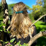 barrette cheveux carla opale vert sapin 5