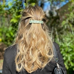 barrette cheveux carla nacre vert 5