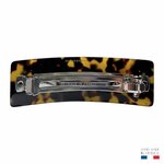 barrette cheveux hortance écaille foncé 2